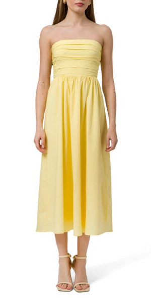 womens midi tiered dress Eddie Bauer Women's Smocked Tiered Midi Dress
