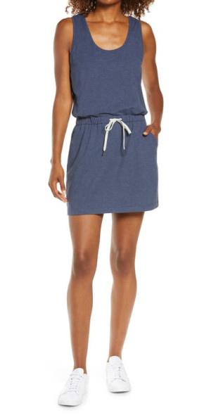 zella gwen ponte knit tank dress Zella Gwen Ponte Knit Tank Dress In Green Agave