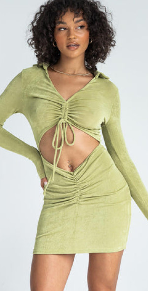 Princess Polly - Kylie Mini Dress Green