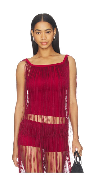 princess polly baby blue dress Hera Fringe Maxi Dress by House of Harlow 1960