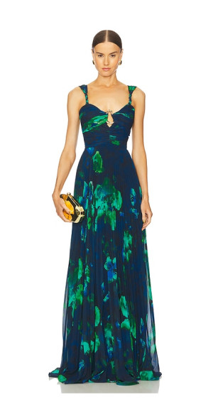 amur dress green Amur Women's Saylor Pleated Gown - Green - Size 6