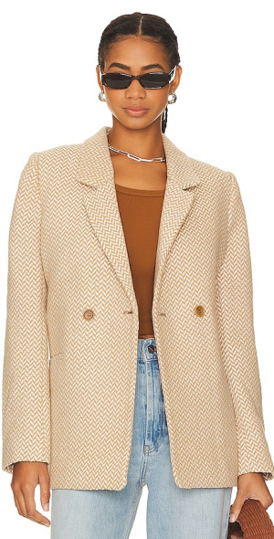 anine bing fishbone blazer sale