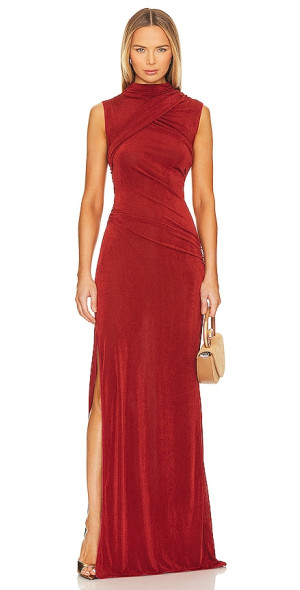 open lace back dress Tulip Dress XS / Red