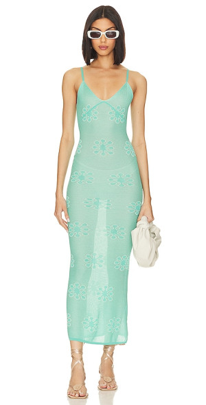 asta resort green dress Asta Resort Fifi Mini Dress