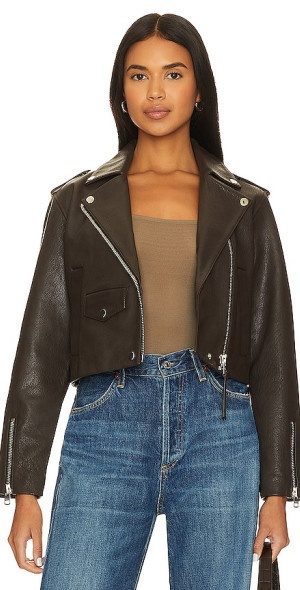Citizens of Humanity Aria Leather Biker Jacket
