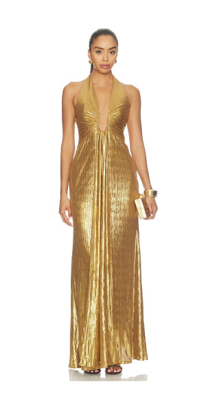 delfi gold mini dress Delfi Isadora Sequin Dress - Gold