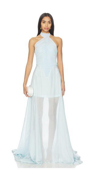 gabriella floral embroidered tie back formal dress Kiyonna Women's Plus Size Gabriella Dress, Ivory, 3X