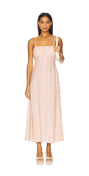 strapless open back dress Zaniah Dress - Fuchsia Liquify Print, AU/UK 12