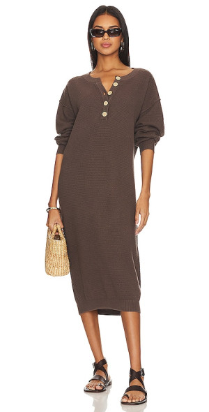Free People Hailee Sweater Midi Dress