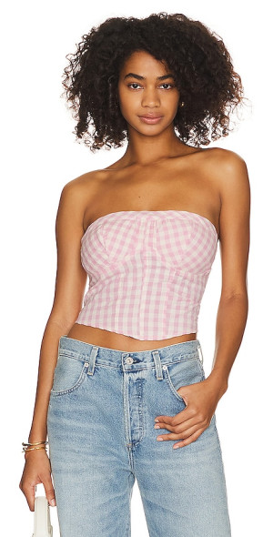 Haut Imprimé Floral Free People Leilani - Ivoire - Taille L - Neuf Avec Étiquettes