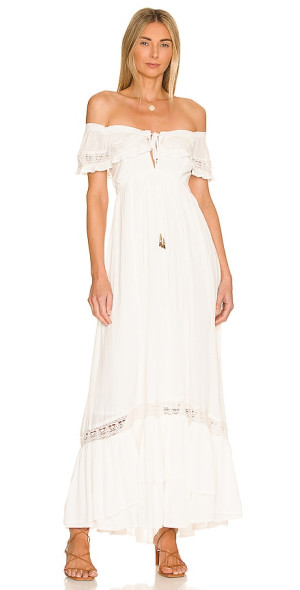long polka dot maxi dress Keani Maxi Dress - Pink Polka Dot