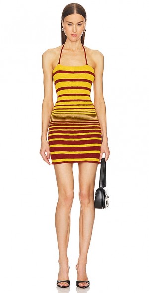 military minds mini dress beige Sleeveless Cutout Vacay Embro Cream Bodycon Mini Dress