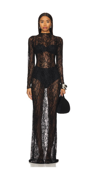 Good American - Lace Maxi Dress