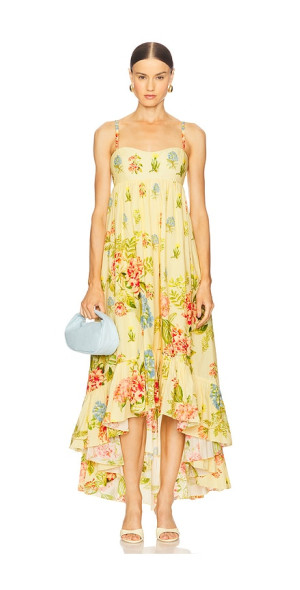 shimmer dress maxi Champagne Shimmer Front Slit Maxi Dress – Unique Vintage