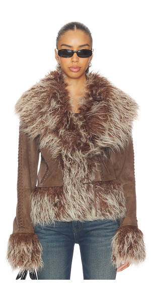 Jaded London - Mongolian Faux Fur Jacket