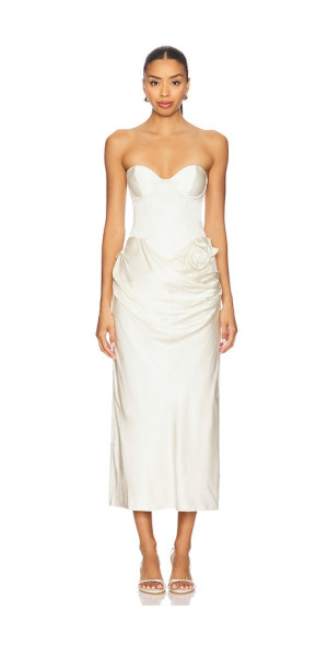 long formal dress BABARONI Long Evening Dress With Spaghetti Straps and Ribbons Royal Blue