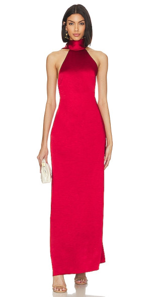 LPA - Raveena Halter Scarf Maxi Dress