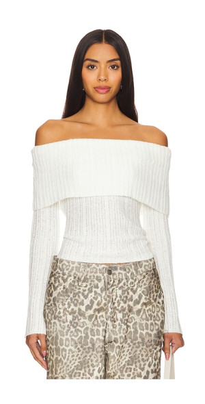 MORE TO COME Ingrid Off Shoulder Sweater