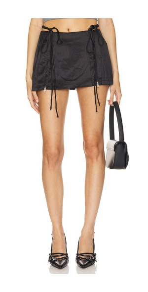 Nodress - Low-waist Pleated Mini Skirt
