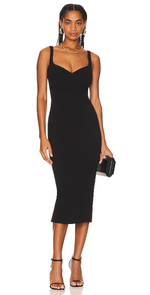 knee length dresses for ladies Rendevous Midi | Neon Pink | Made in Australia by Nookie the Label main image 1