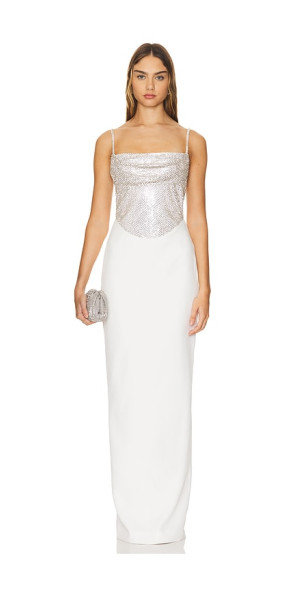 jazlyn knit dress retrofete champagne prom dresses