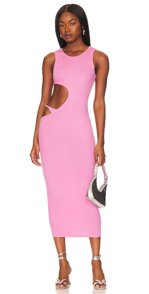 revolve superdown pink dress Andria Strapless Mini Dress