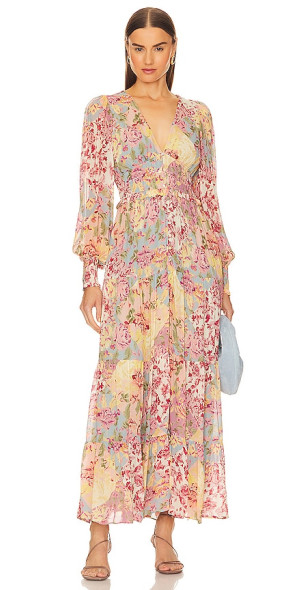 knee length dresses for ladies FRIDA MAXI DRESS – YUMI KIM main image 1