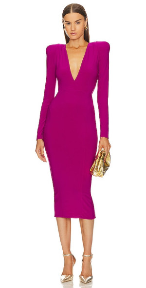 open lace back dress ZHIVAGO KALISTI MIDI DRESS main image 1