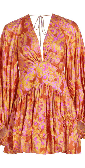 strapless open back dress Elegant Orange Long Prom Dress with Split ,Hot Pink Evening Dress Y202 –  Simplepromdress main image 0