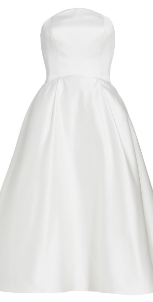 Amsale - Women's Duchess Satin Fit-&-Flare Dress