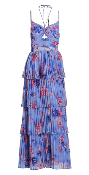 ASTR The Label - Women's Daytona Pleated Floral Maxi Dress