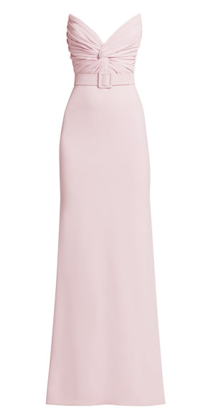 badgley mischka belted laser-cut dress Badgley Mischka Belted Laser-Cut Dress - Green 40% Off