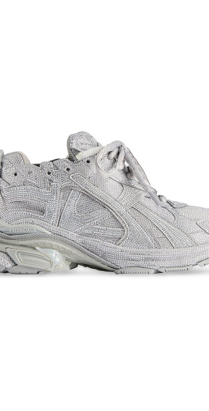 Balenciaga Women's Runner Sneakers with Rhinestones