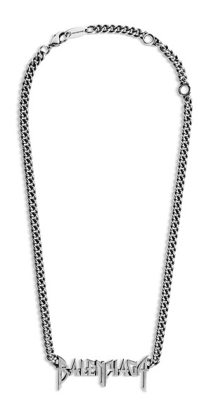 Balenciaga - Women's Typo Metal Necklace