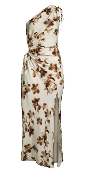 bec and bridge brown floral dress Bec and Bridge Priya Midi Dress in Hibiscus Floral  Coco & Lola