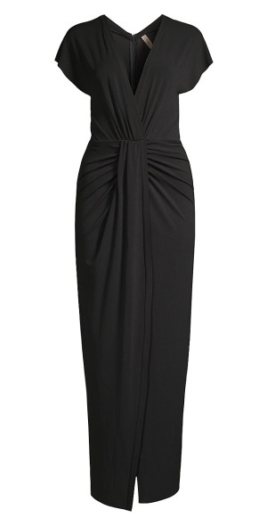 bec and bridge black wrap dress BEC + BRIDGE Black Zadie Maxi Dress main image 1