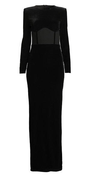 knee length dresses for ladies Black Halo Ally Sheath Dress in Black main image 1