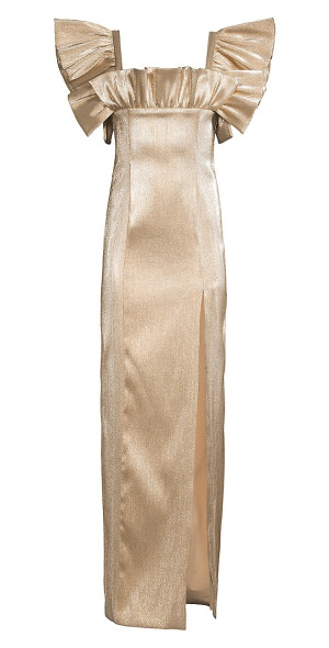 black halo gold dress BABEYOND Golden Spiked Halo Headband, Halo Headbands, Gold main image 1