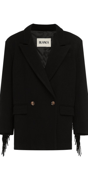 Blanca - Women's Austin Double-Breasted Wool-Blend Blazer