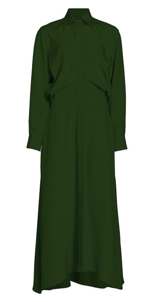 Brandon Maxwell - Women's Charlotte Long Silk Shirtdress
