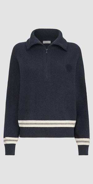 Brunello Cucinelli - Women's Cashmere English Rib Turtleneck