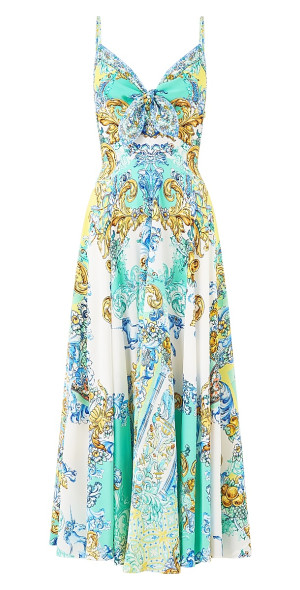 white floral dress formal Floral Embroidery Plunging Neck Open Back Custom Prom Bridal Dress