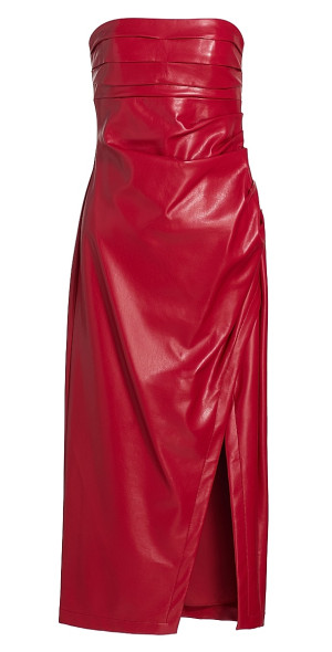 cinq a sept red leather dress à recommended-product:twisted-seam-denim-full-length-off-white