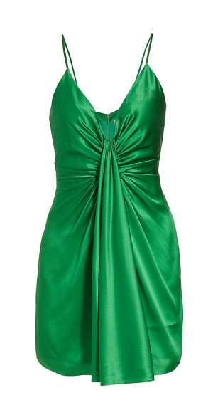 green cinq a sept dress Cinq À Sept Kordyn Silk Maxi Dress