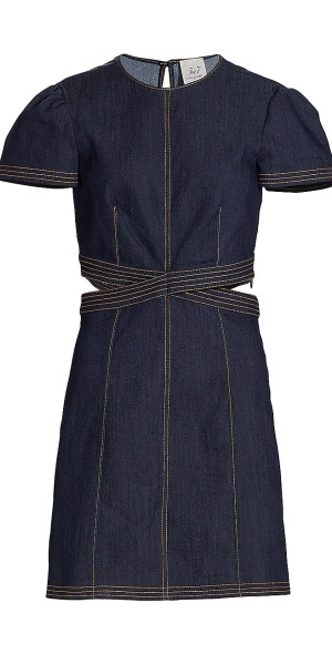 Cinq  Sept - Women's Maddy Cutout Denim Dress