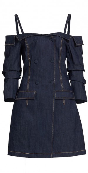 cinq a sept denim mini dress Cinq  Sept Andree Denim Mini Dress