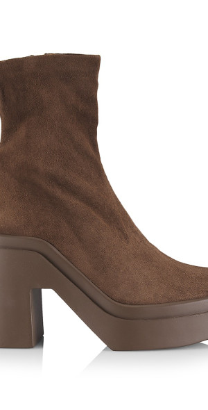 Clergerie Women's Nina Suede Platform Ankle Boots