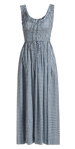 open lace back dress Posse Emma Shift Mini Dress in Red Gingham – Leigh's of Breton Village main image 0