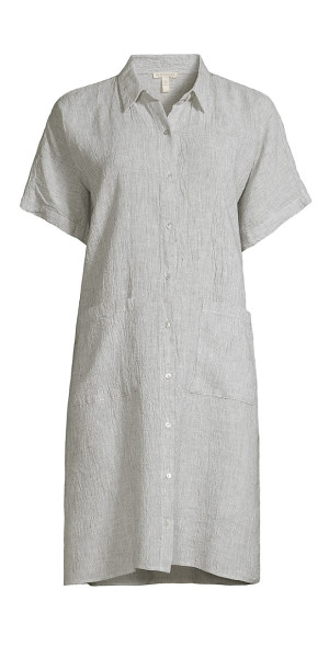 chinese dress ladies Melanged Mesh with Organic Cotton Dress  Eileen Fisher Renew