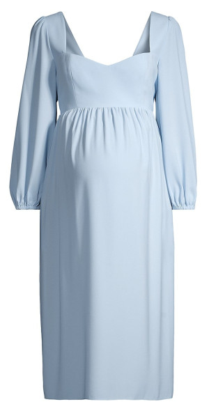 Emilia George - Women's Sophie Long-Sleeve Maternity Midi-Dress